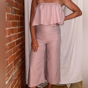 Perrywinkle linen matching set